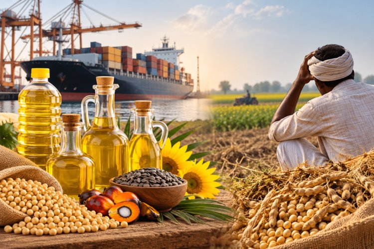 Cheap Edible Oil Imports: A Setback for Farmers Ahead of Kharif Harvest and Rabi Sowing