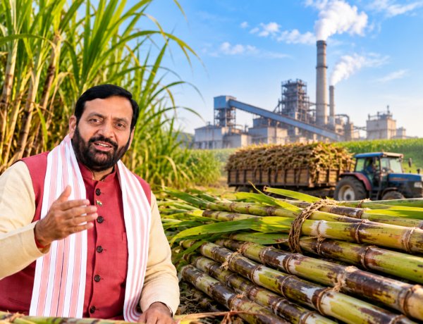 Haryana Raises Sugarcane SAP to Rs 430 per Quintal for 2026-27, Announces Rs 450 Rate for Next Year